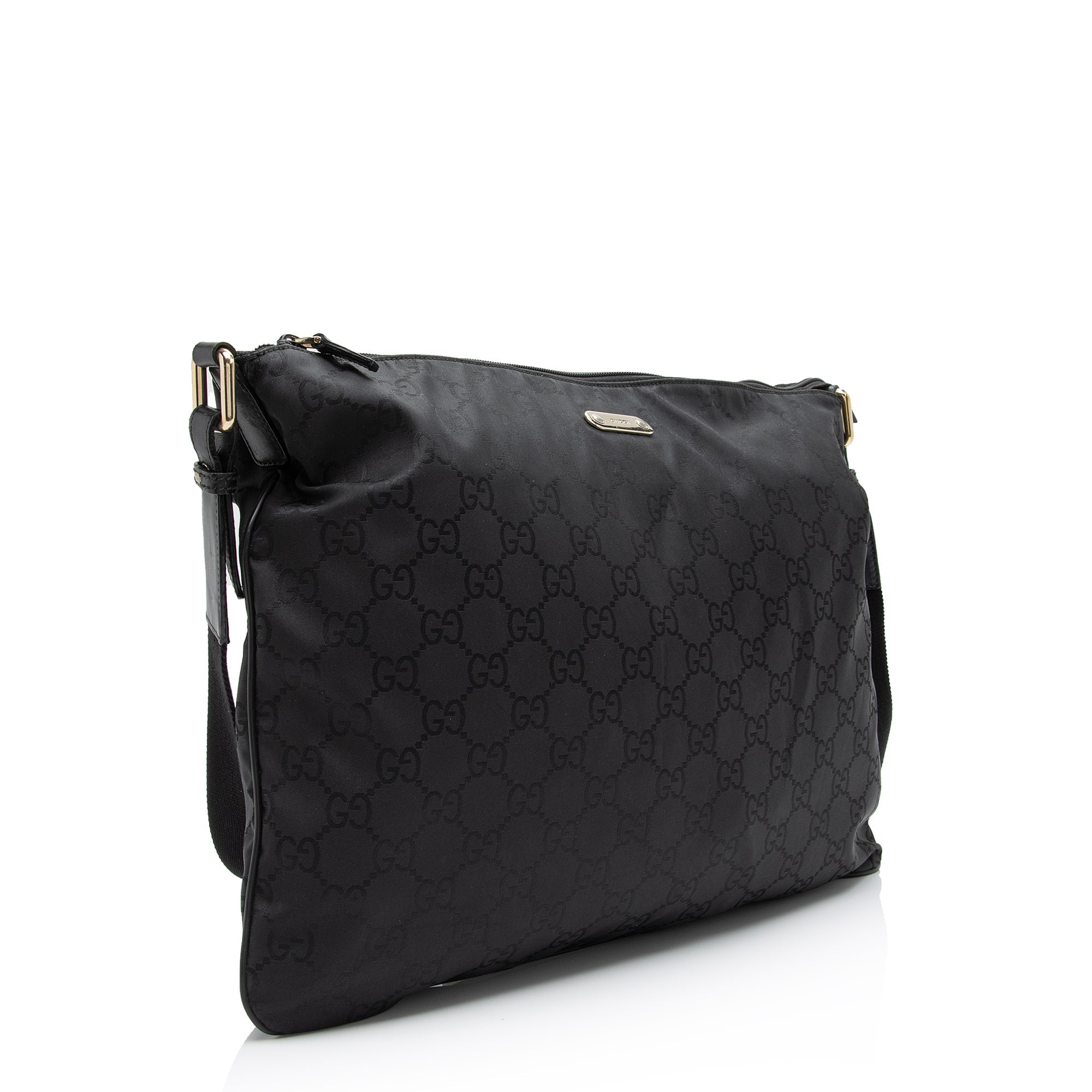 Gucci GG Nylon Large Messenger Bag (SHF-kF37Kx)