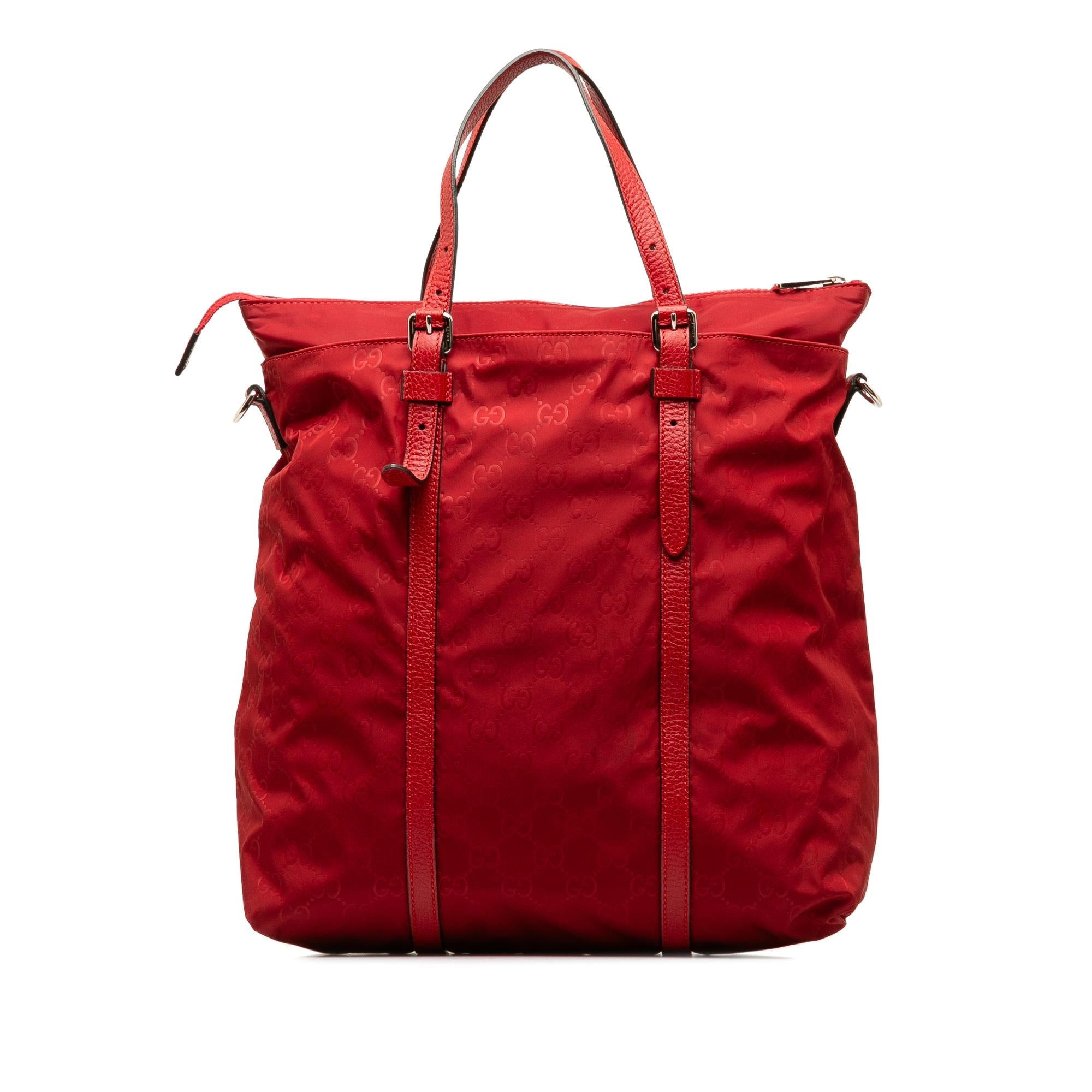 Gucci GG Nylon Satchel (SHG-0ZzSUr)