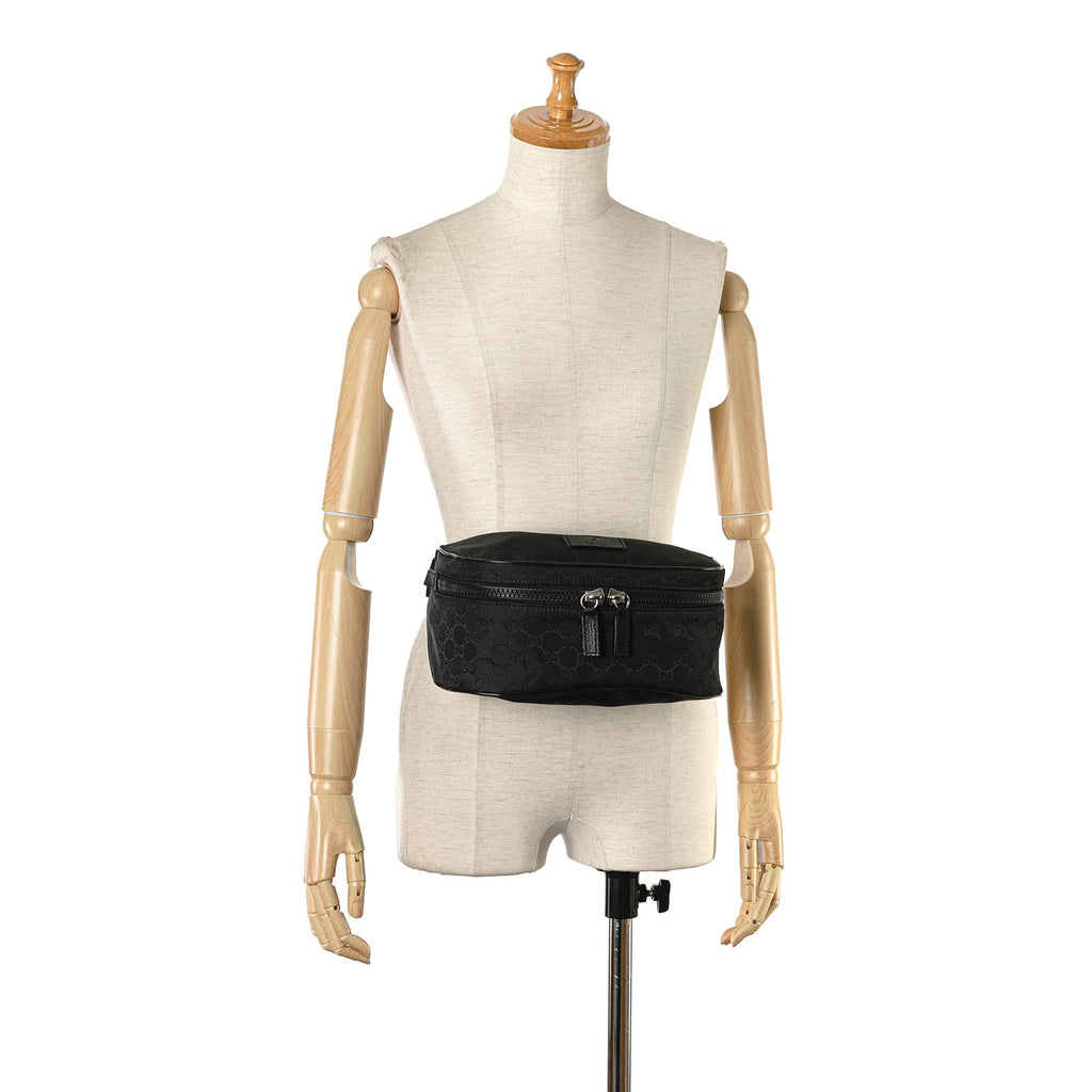 Gucci GG Nylon Web Belt Bag (SHG-ykUB9T)