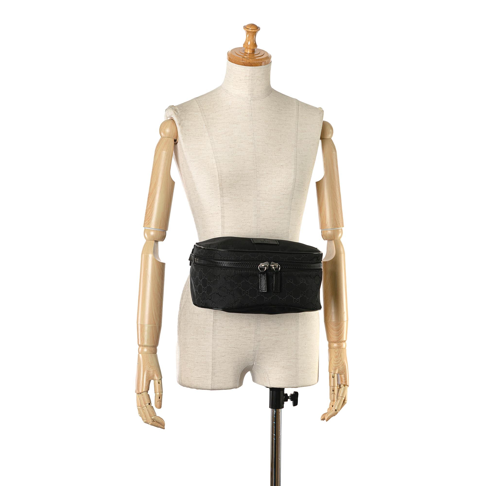 Gucci GG Nylon Web Belt Bag (SHG-ykUB9T)