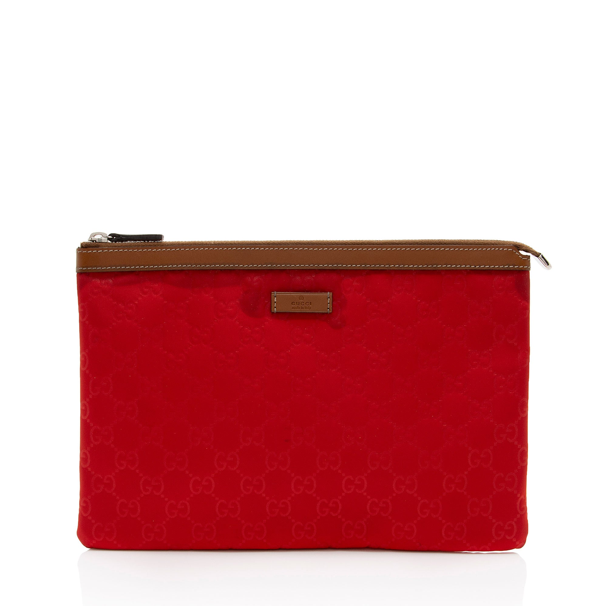 Gucci GG Nylon Zip Pouch (SHF-bnkYTZ)