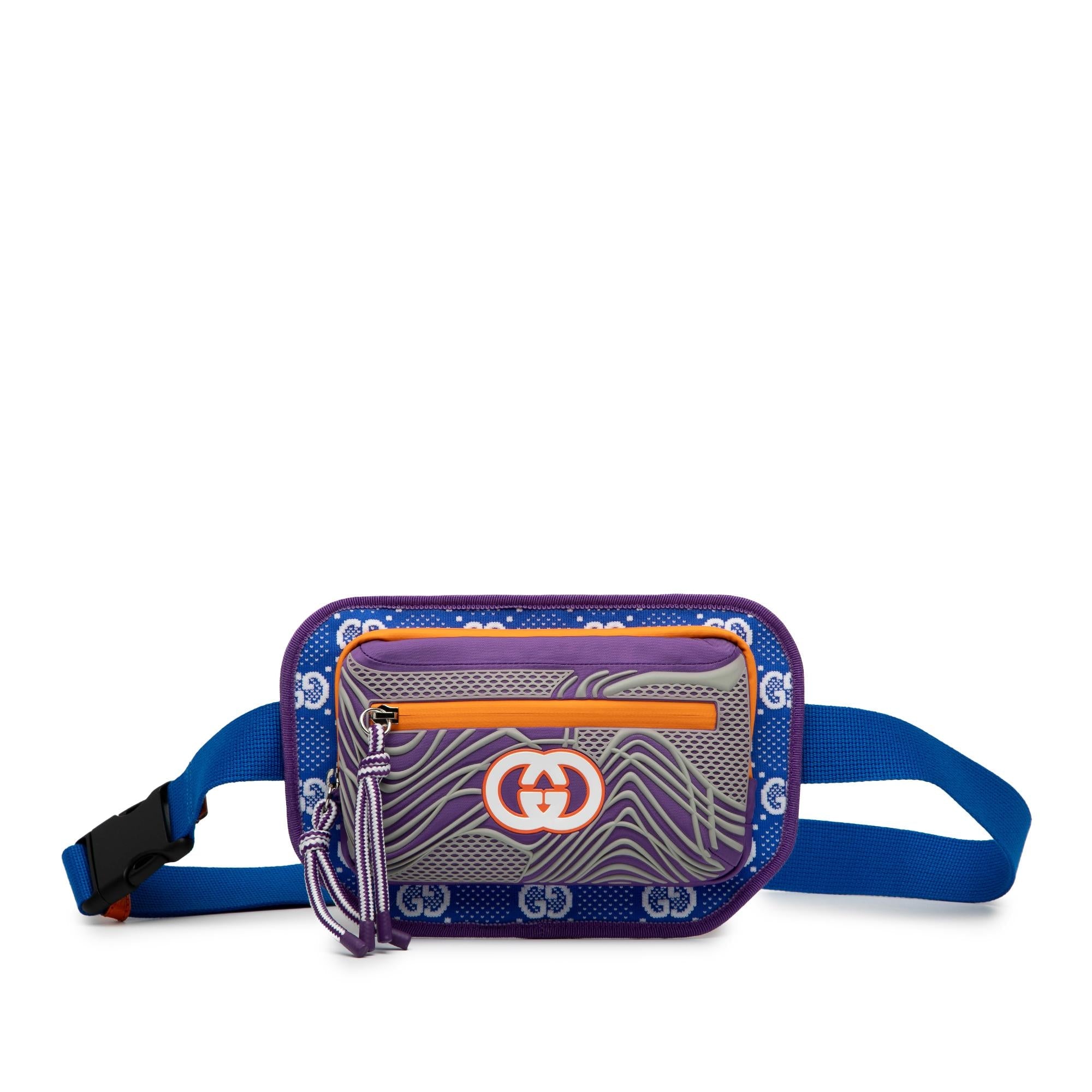 Gucci GG Nylon and Rubber Belt Bag