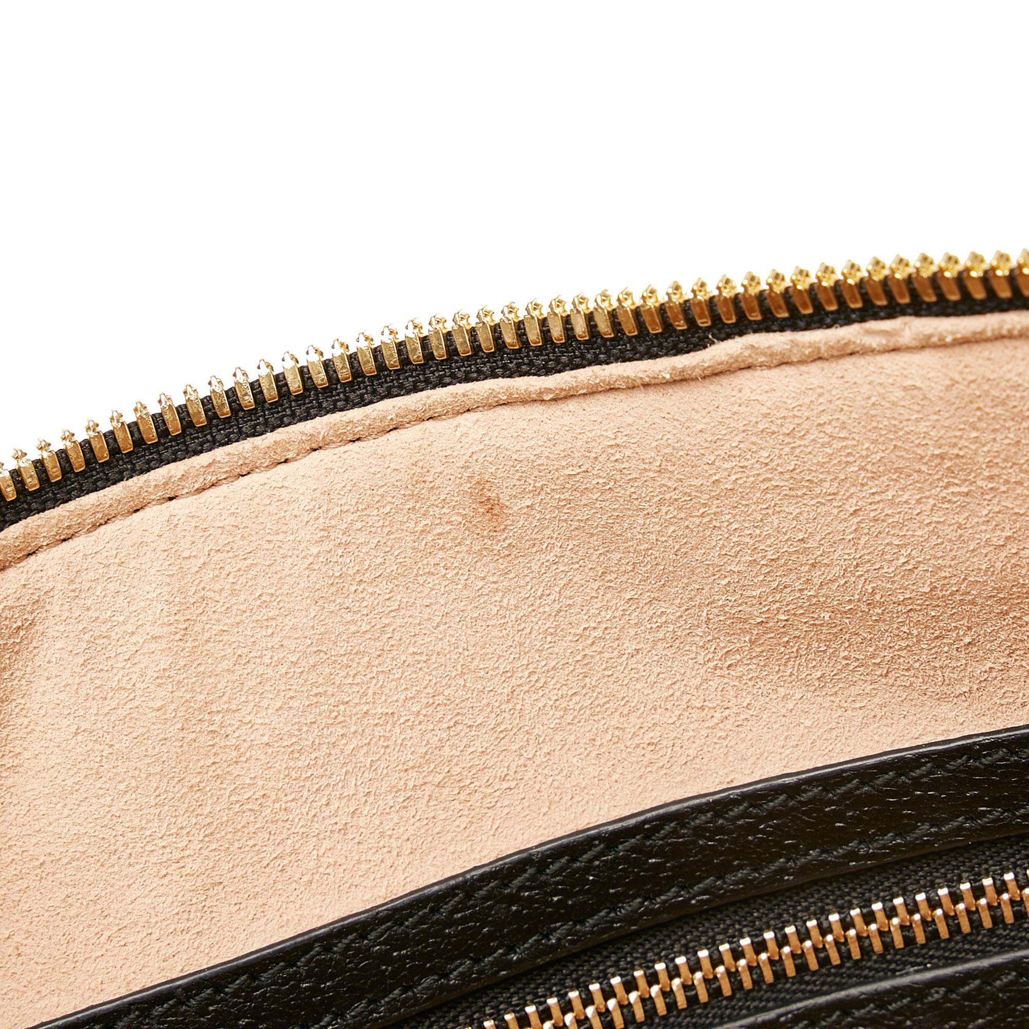 Gucci GG Ophidia Leather Satchel (SHG-zyzgS8)