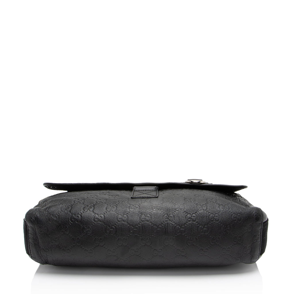 Gucci GG Rubber Effect Web Medium Messenger
