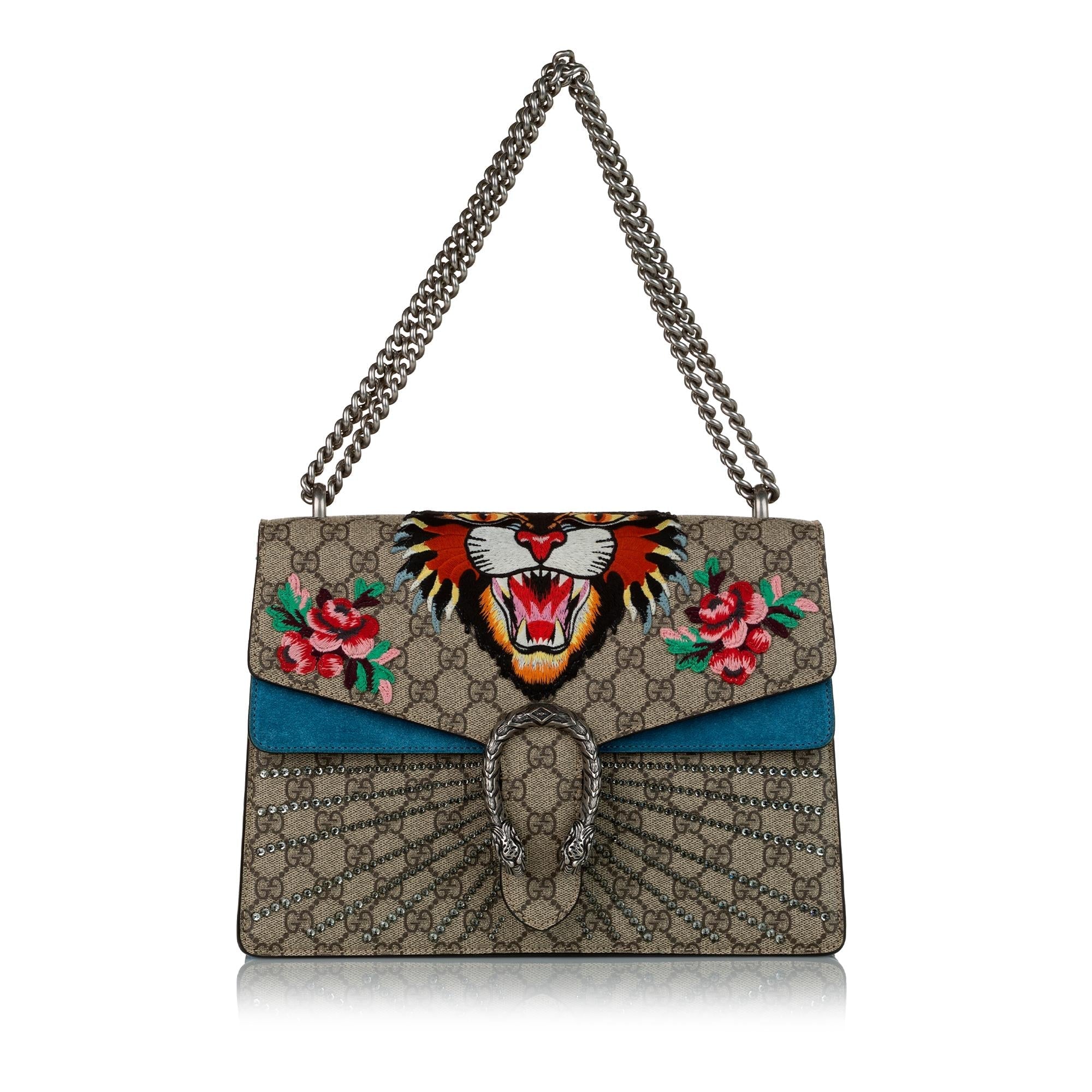 Gucci GG Supreme Angry Cat Dionysus Shoulder Bag (SHG-33149)
