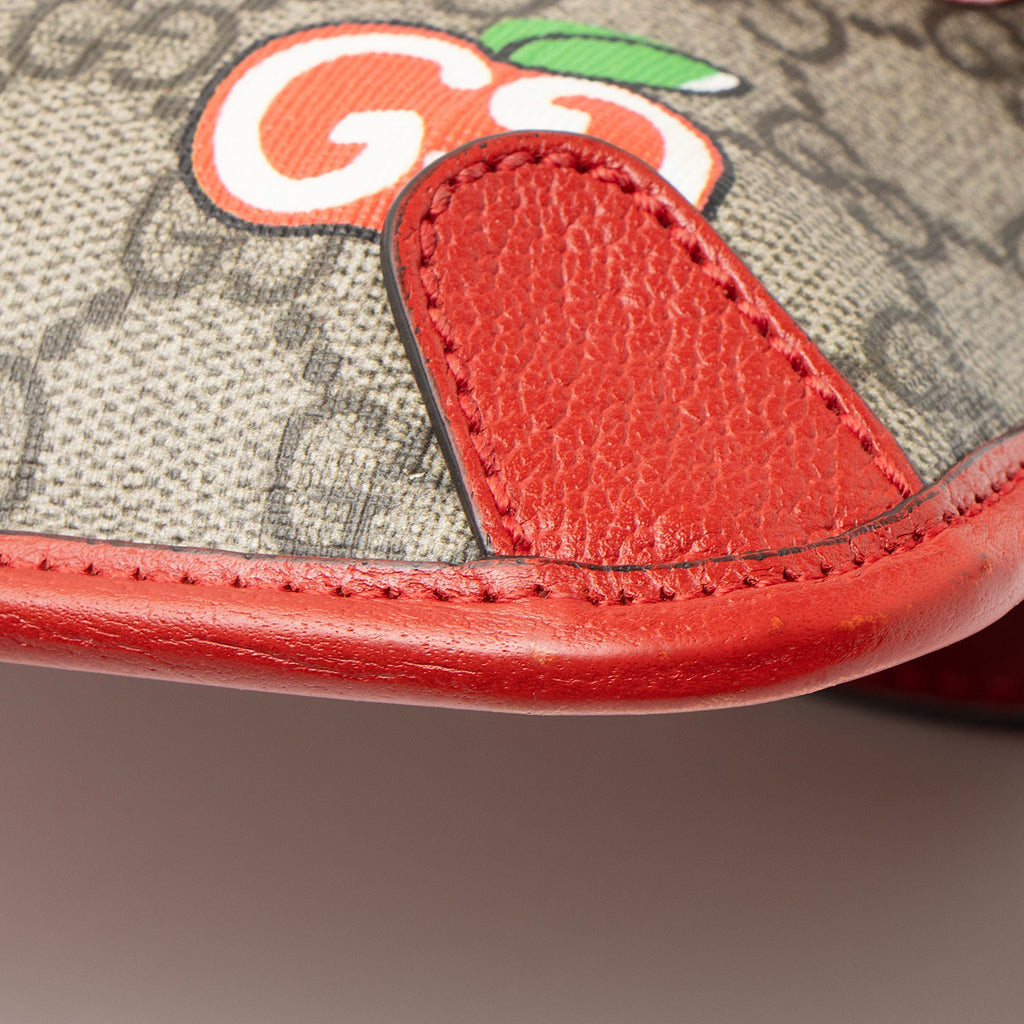 Gucci GG Supreme Apple Belt Bag - Size 36 / 90