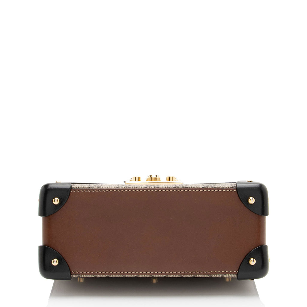 Gucci GG Supreme Bamboo Padlock Top Handle