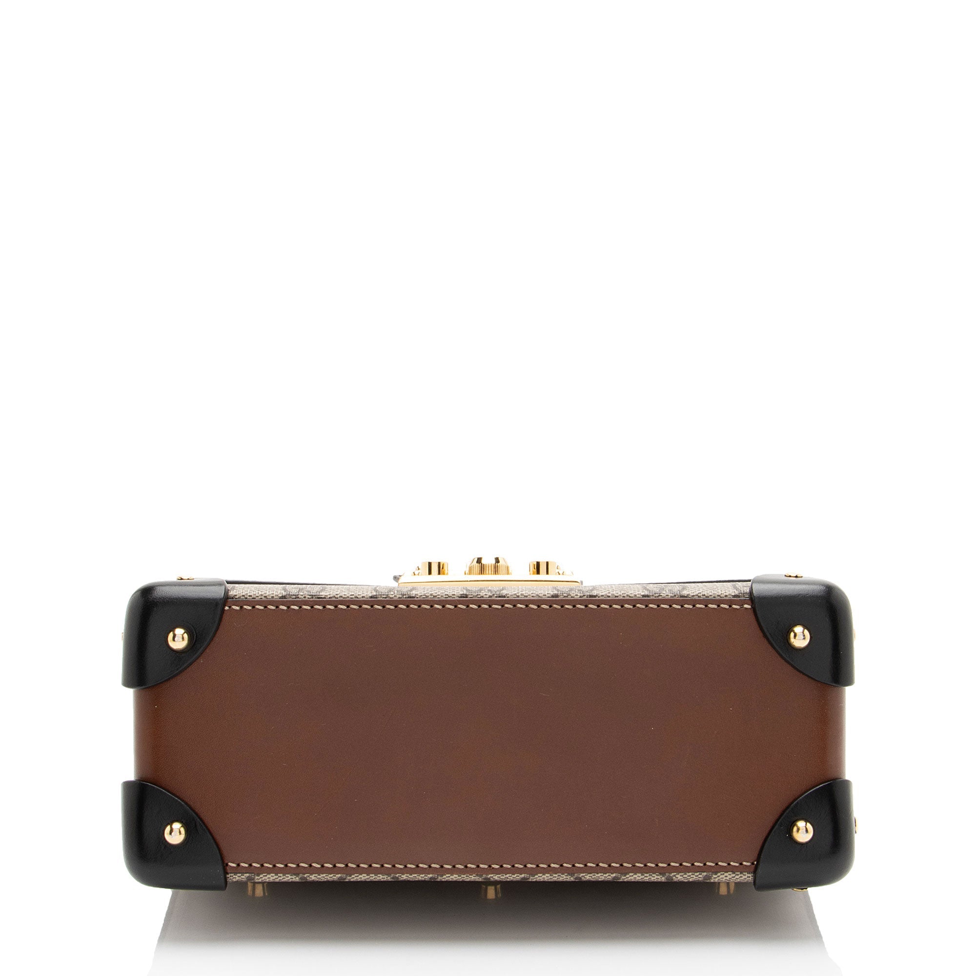 Gucci GG Supreme Bamboo Padlock Top Handle