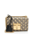 Gucci GG Supreme Bee Padlock Small Shoulder Bag