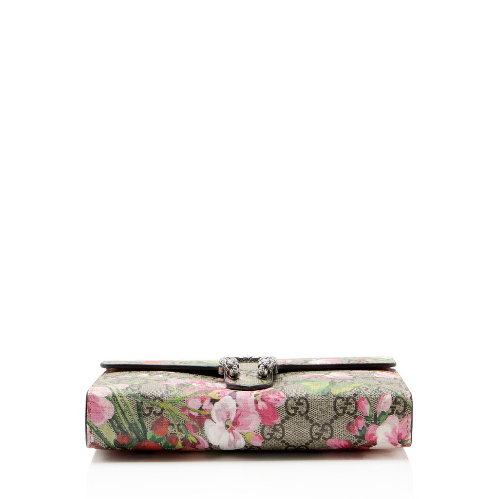 Gucci GG Supreme Blooms Dionysus Chain Wallet