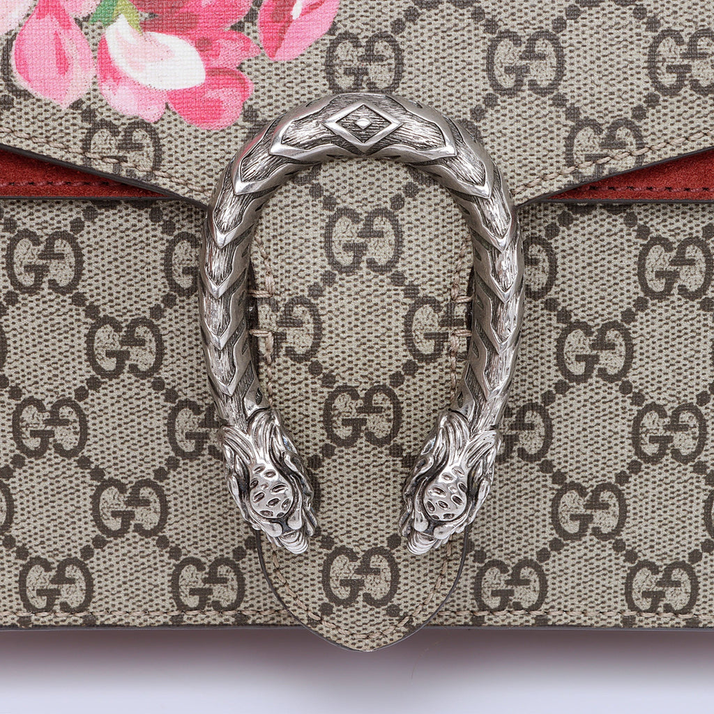 Gucci GG Supreme Blooms Dionysus Small Shoulder Bag (SHF-oXxszK)
