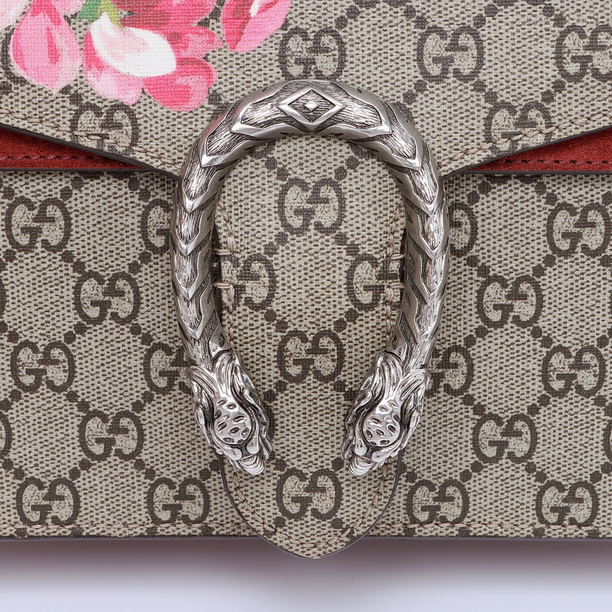 Gucci GG Supreme Blooms Dionysus Small Shoulder Bag (SHF-oXxszK)