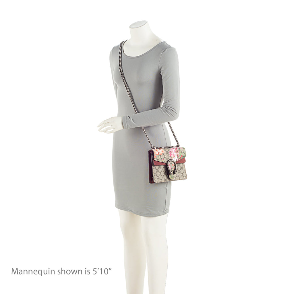Gucci GG Supreme Blooms Dionysus Small Shoulder Bag