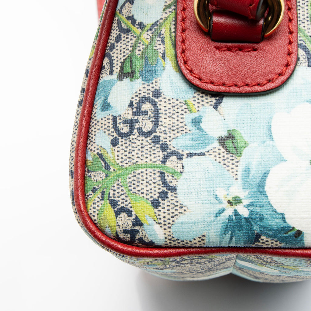 Gucci GG Supreme Blooms Mini Boston Bag (SHF-tIlAib)