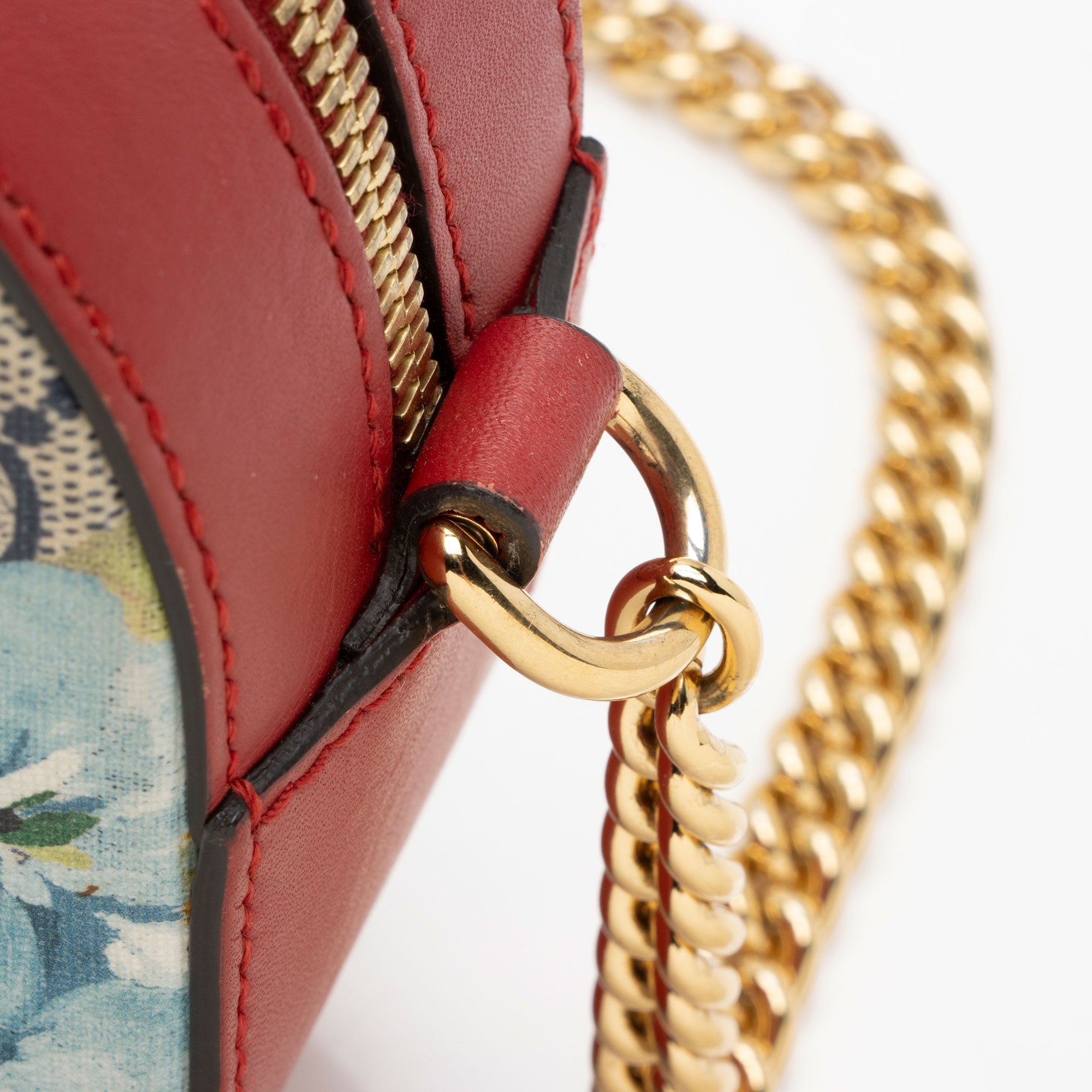 Gucci GG Supreme Blooms Mini Chain Bag (SHF-5o2pHV)