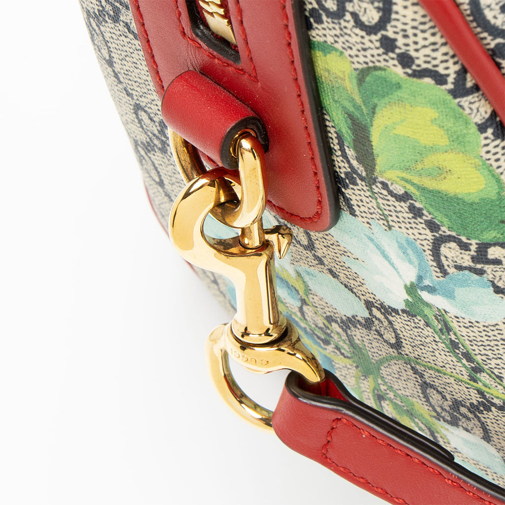 Gucci GG Supreme Blooms Small Satchel