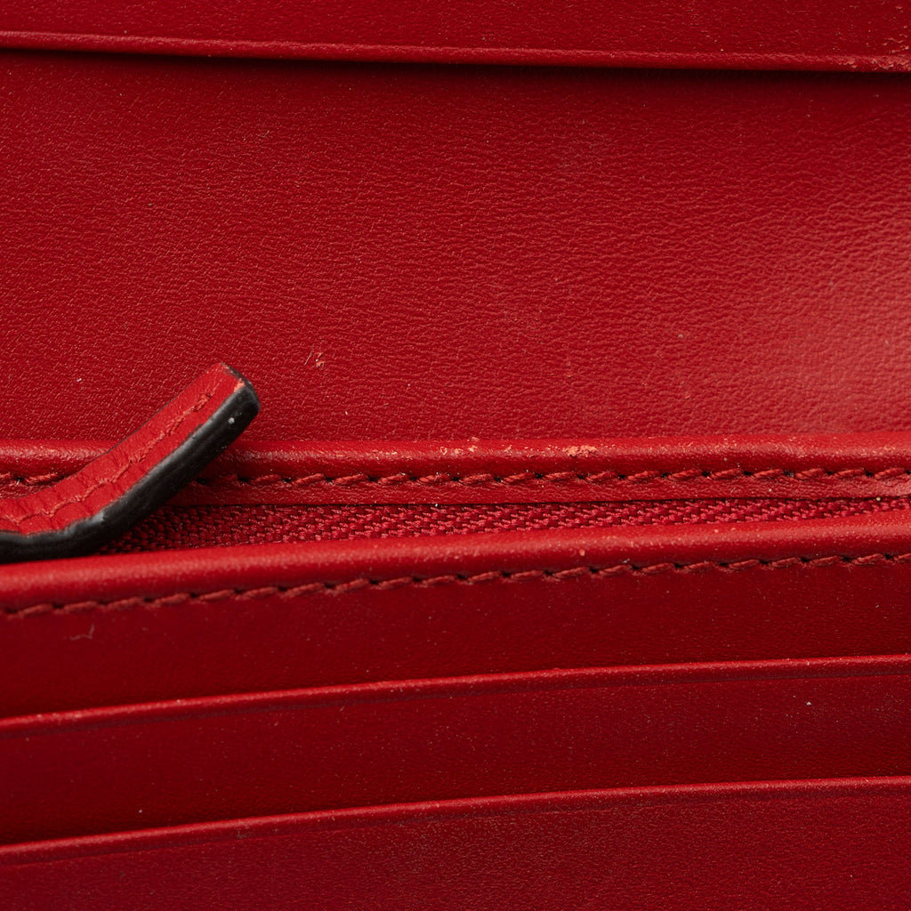 Gucci GG Supreme Cherry Compact Wallet