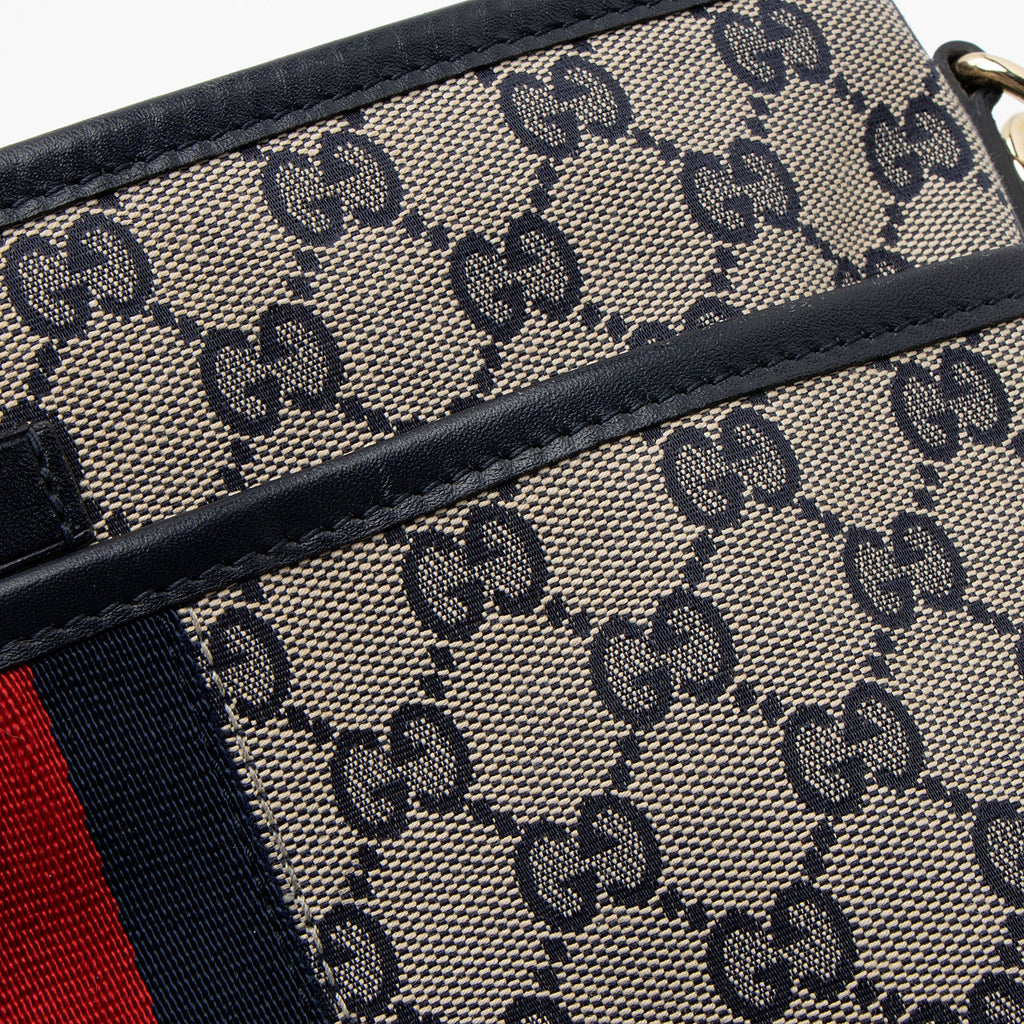Gucci GG Supreme Classic Web Messenger (SHF-mWJWN4)