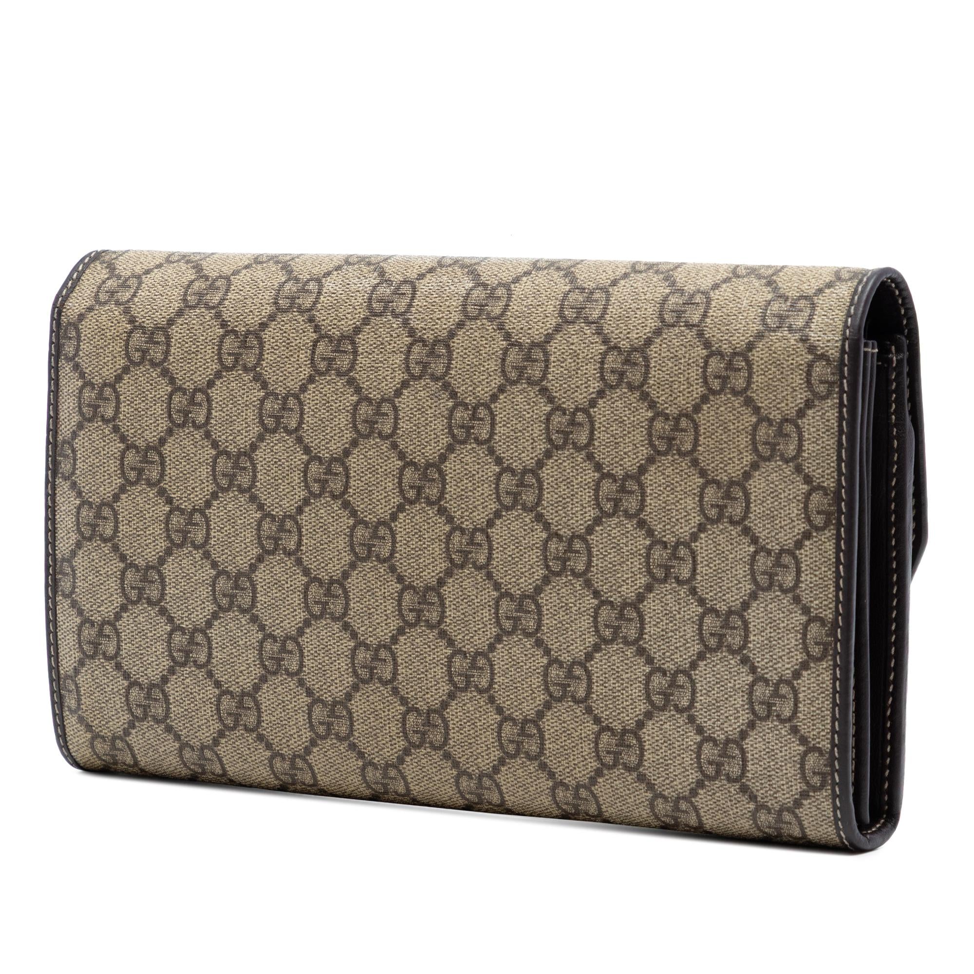 Gucci GG Supreme Clutch