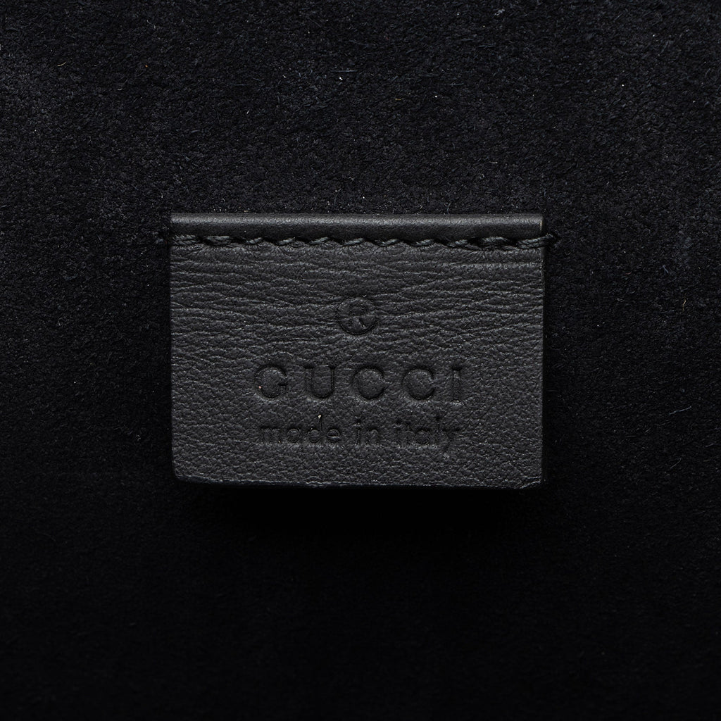 Gucci GG Supreme Crystal Studded Dionysus Medium Shoulder Bag