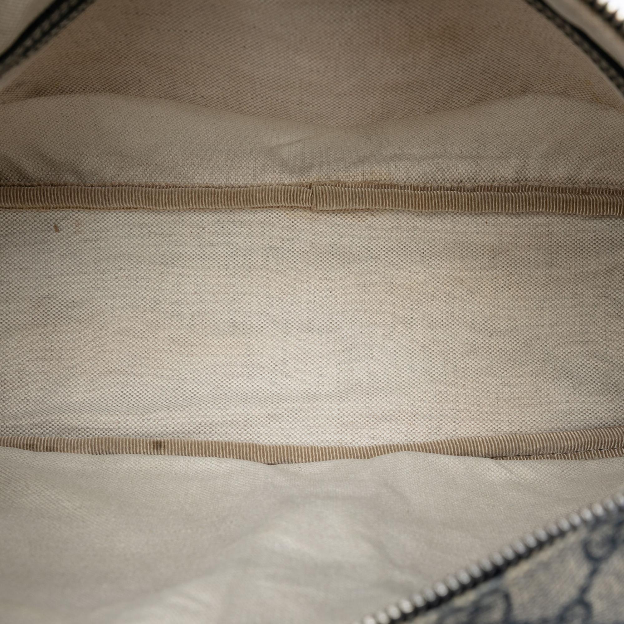 Gucci GG Supreme Double Pocket Crossbody