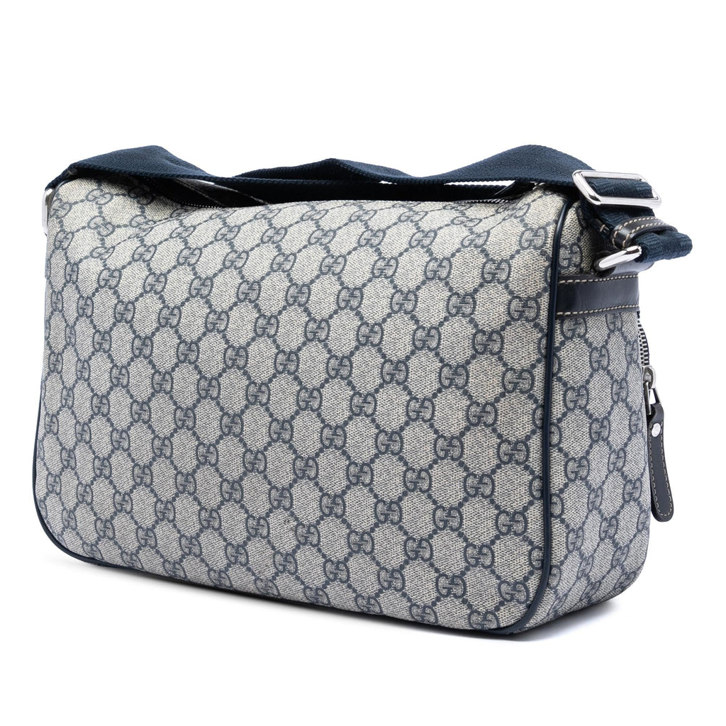 Gucci GG Supreme Double Pocket Crossbody