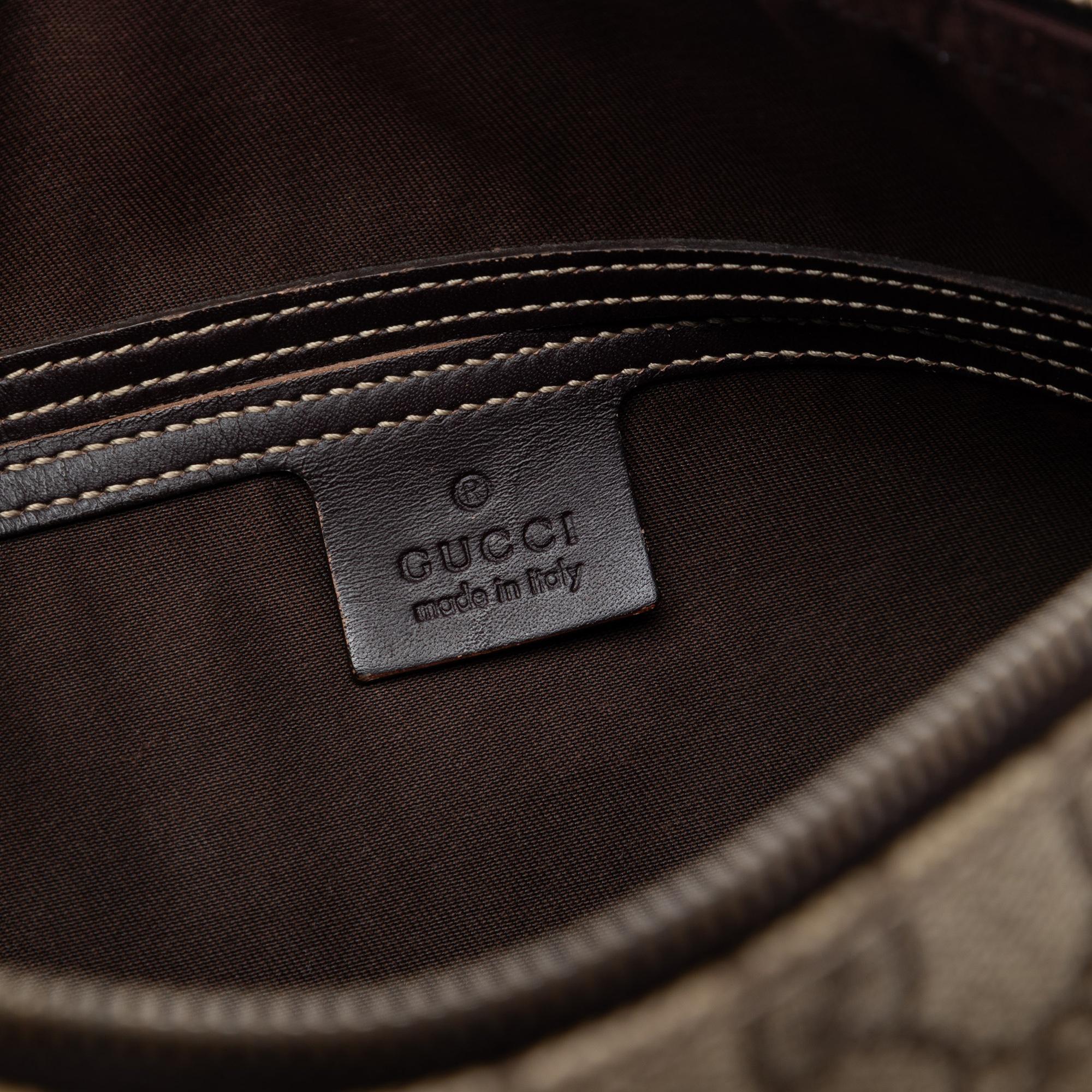 Gucci GG Supreme Double Pocket Crossbody
