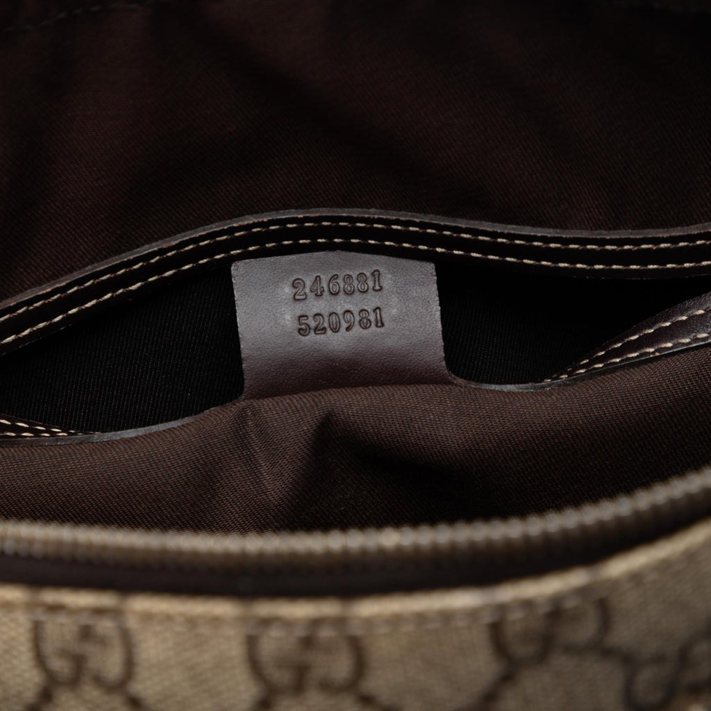 Gucci GG Supreme Double Pocket Crossbody