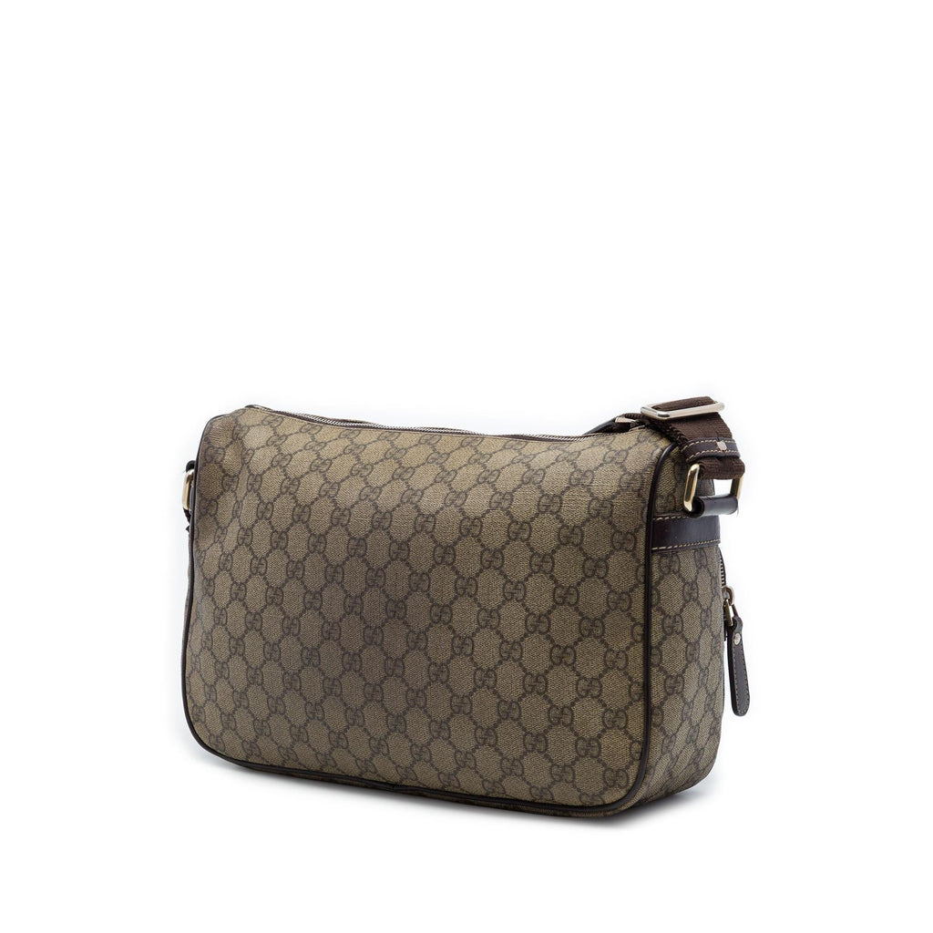 Gucci GG Supreme Double Pocket Crossbody