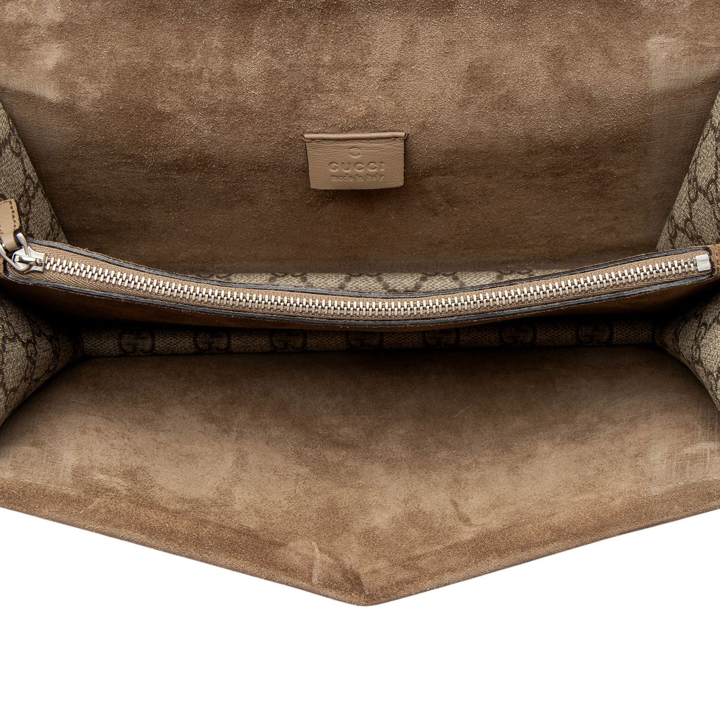 Gucci GG Supreme Embellished Dionysus Medium Shoulder Bag