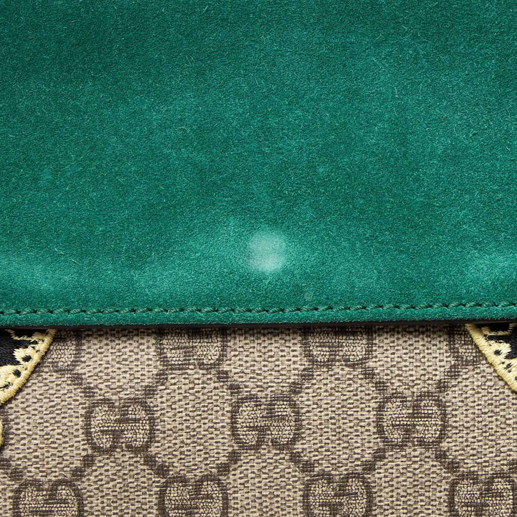 Gucci GG Supreme Embroidered Dionysus Medium Shoulder Bag