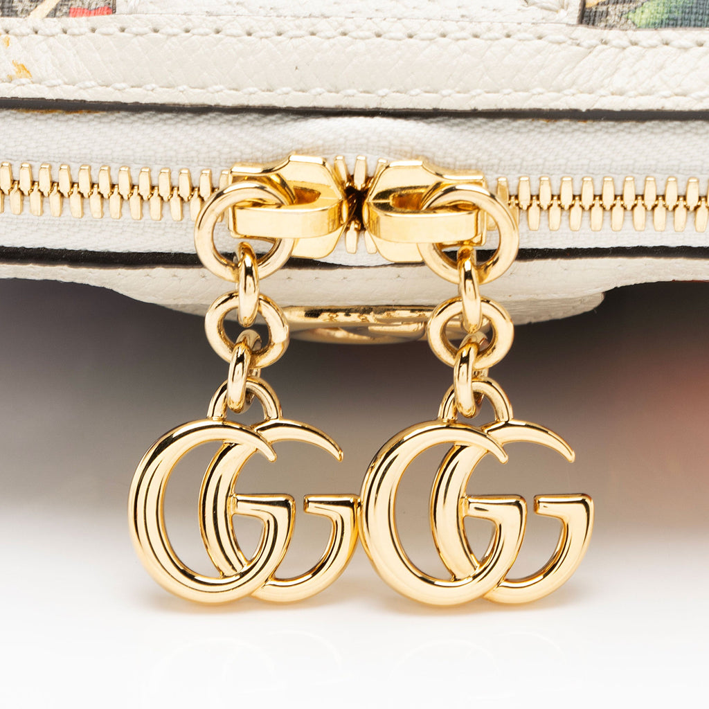Gucci GG Supreme Flora Ophidia Dome Small Shoulder Bag