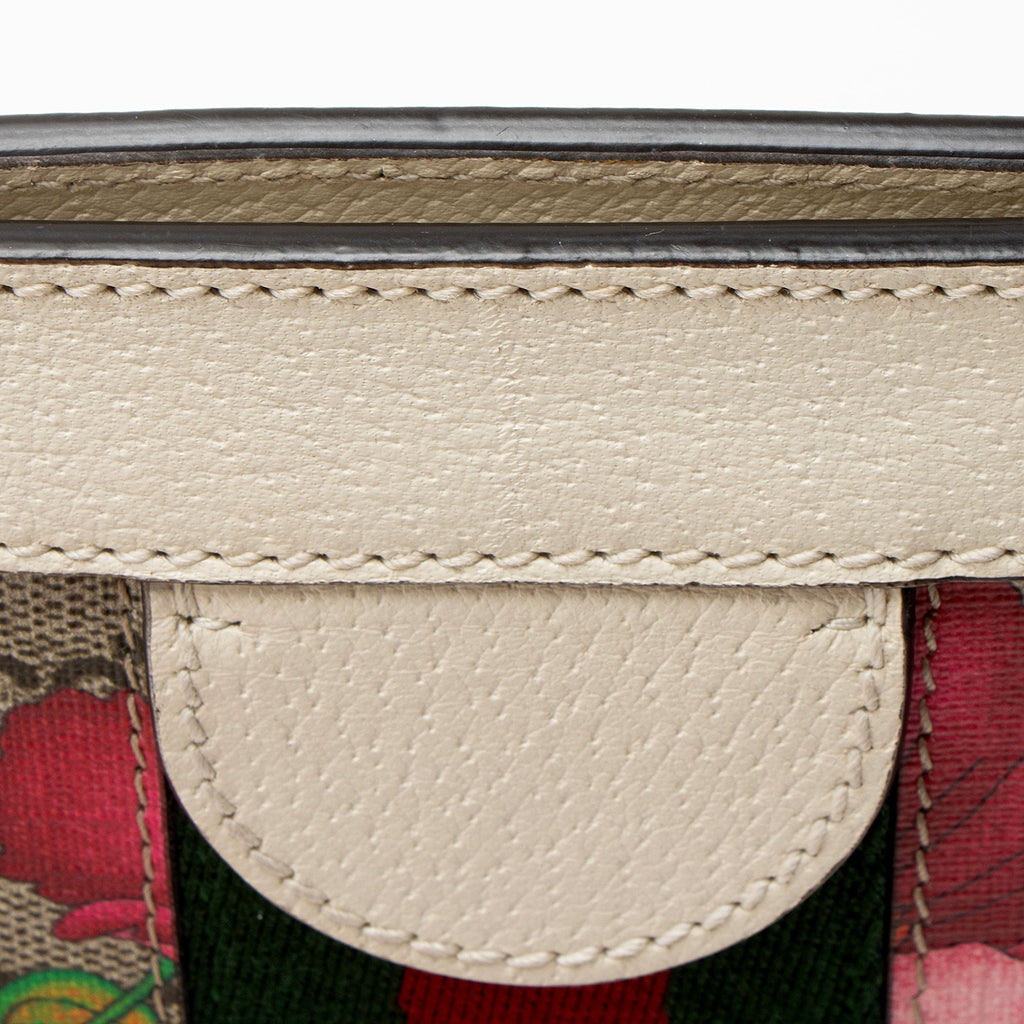 Gucci GG Supreme Flora Ophidia Medium Chain Shoulder Bag