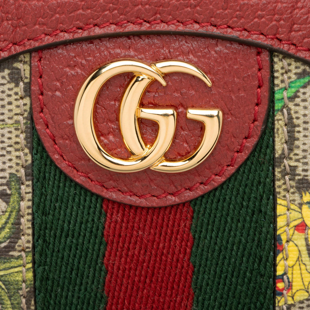 Gucci GG Supreme Flora Ophidia Round Mini Backpack