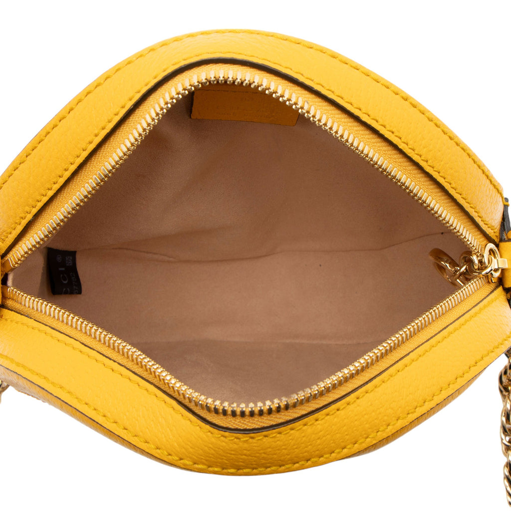 Gucci GG Supreme Flora Ophidia Round Mini Shoulder Bag