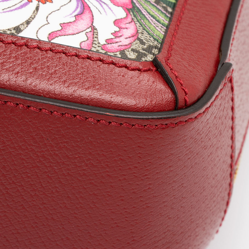 Gucci GG Supreme Flora Ophidia Small Top Handle