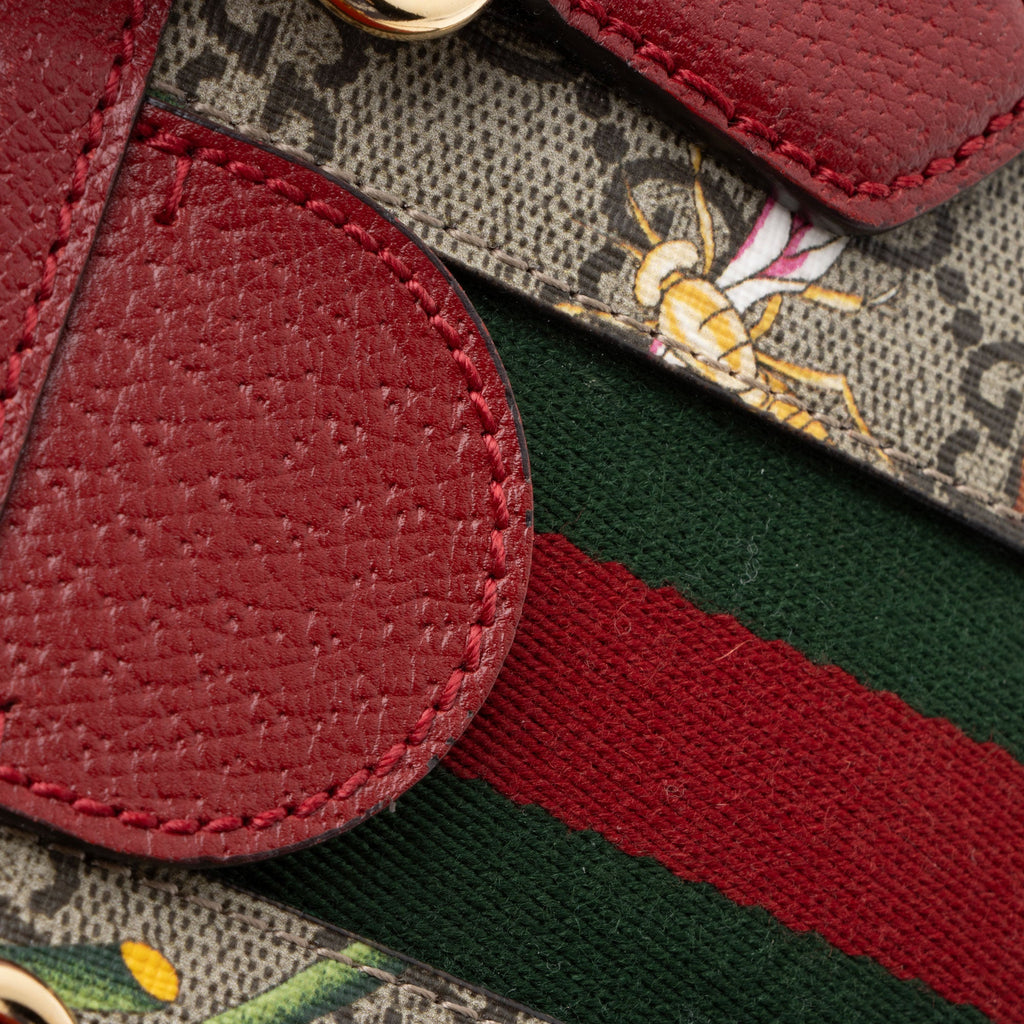 Gucci GG Supreme Flora Ophidia Small Tote