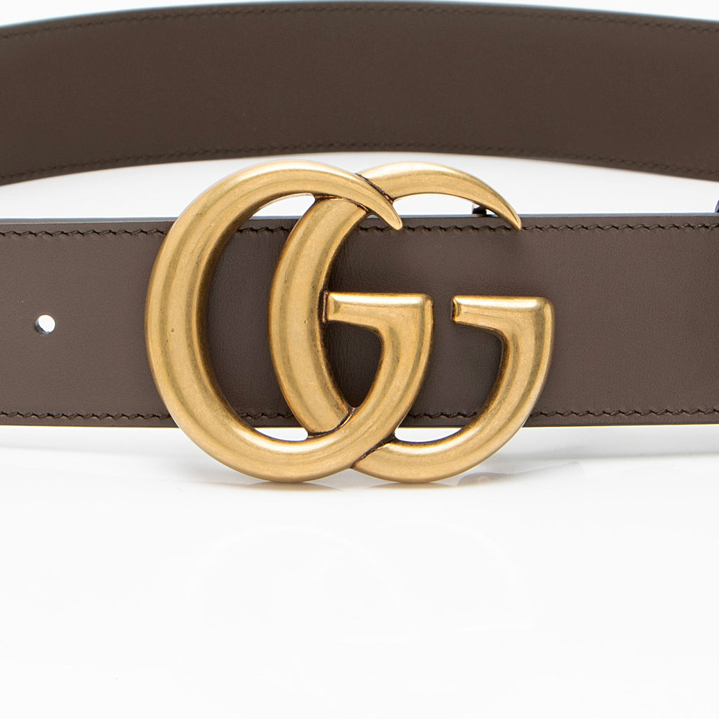 Gucci GG Supreme GG Marmont Wide Belt - Size 36 / 90