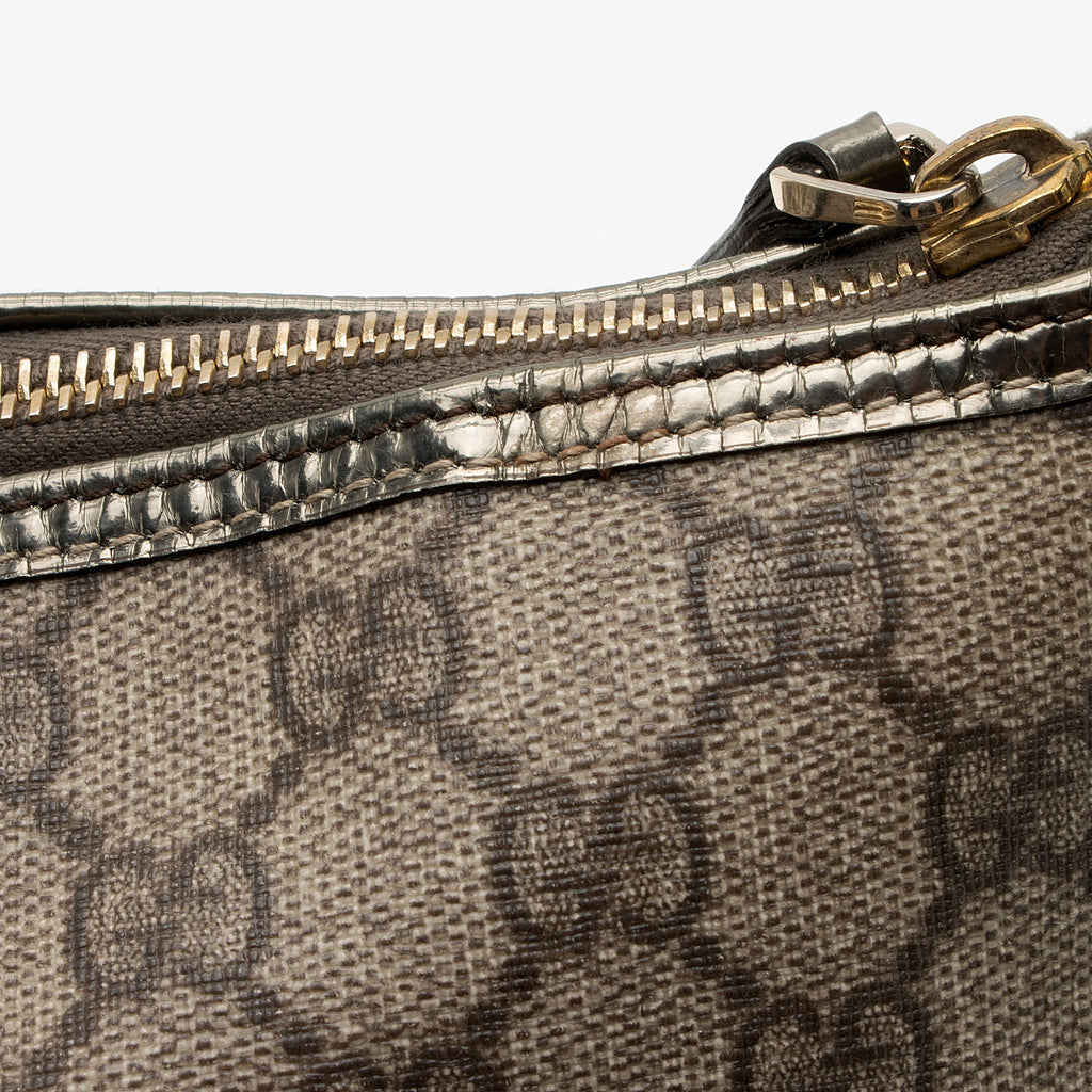 Gucci GG Supreme Pocket Hobo (SHF-hYDufh)