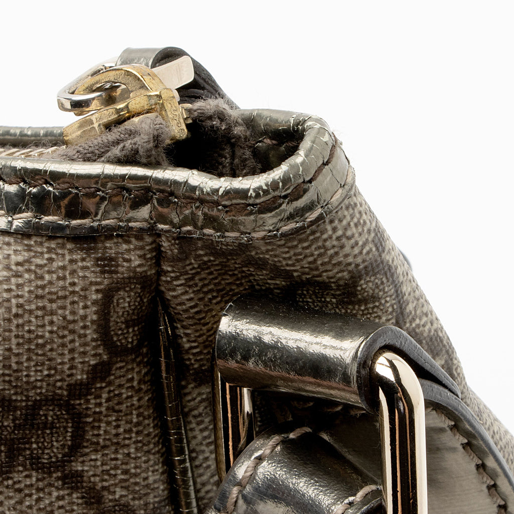 Gucci GG Supreme Pocket Hobo (SHF-hYDufh)
