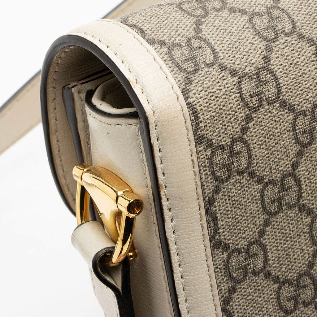 Gucci GG Supreme Horsebit 1955 Medium Shoulder Bag