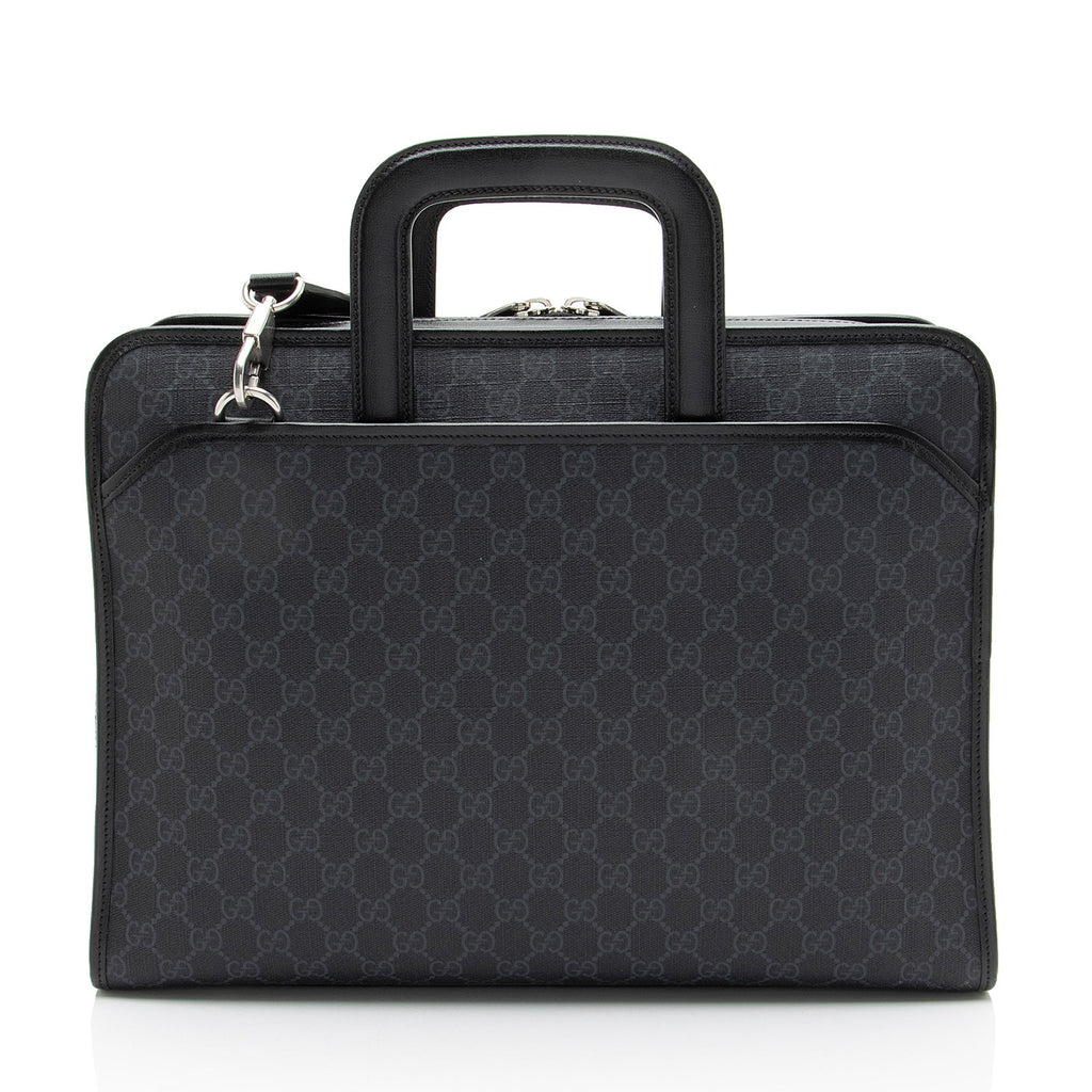 Gucci GG Supreme Interlocking G Briefcase