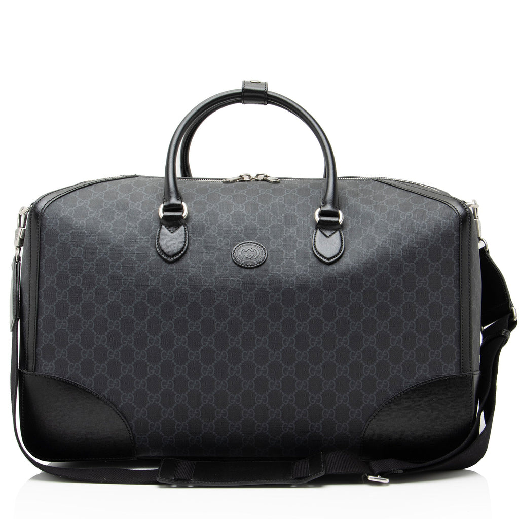 Gucci GG Supreme Interlocking G Large Duffle