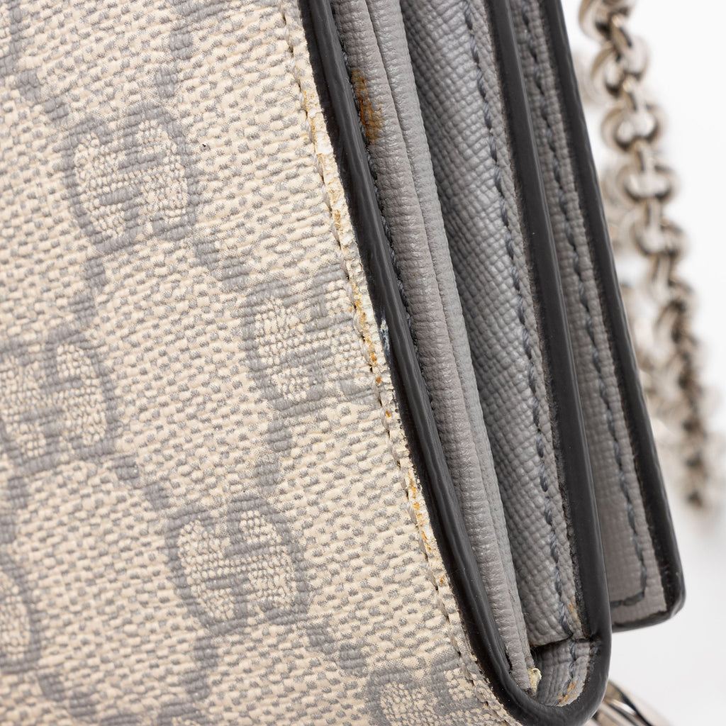 Gucci GG Supreme Interlocking G Wallet on Chain Bag (SHF-lSPCY3)