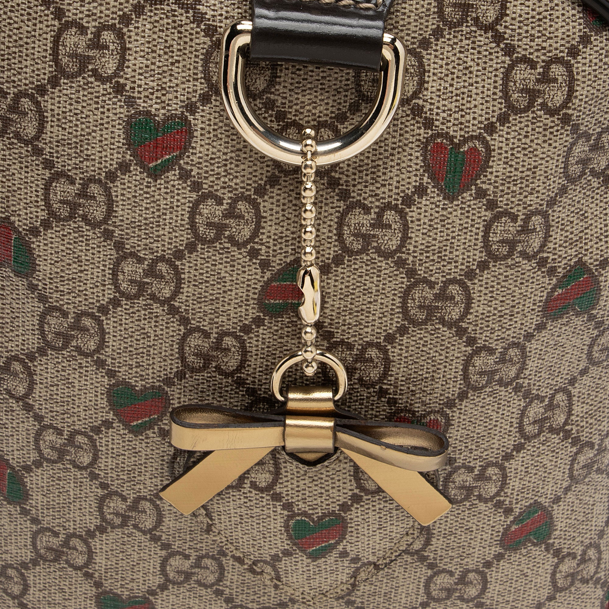 Gucci GG Supreme Tattoo Hearts Joy Boston Bag (SHF-H1LsWc)