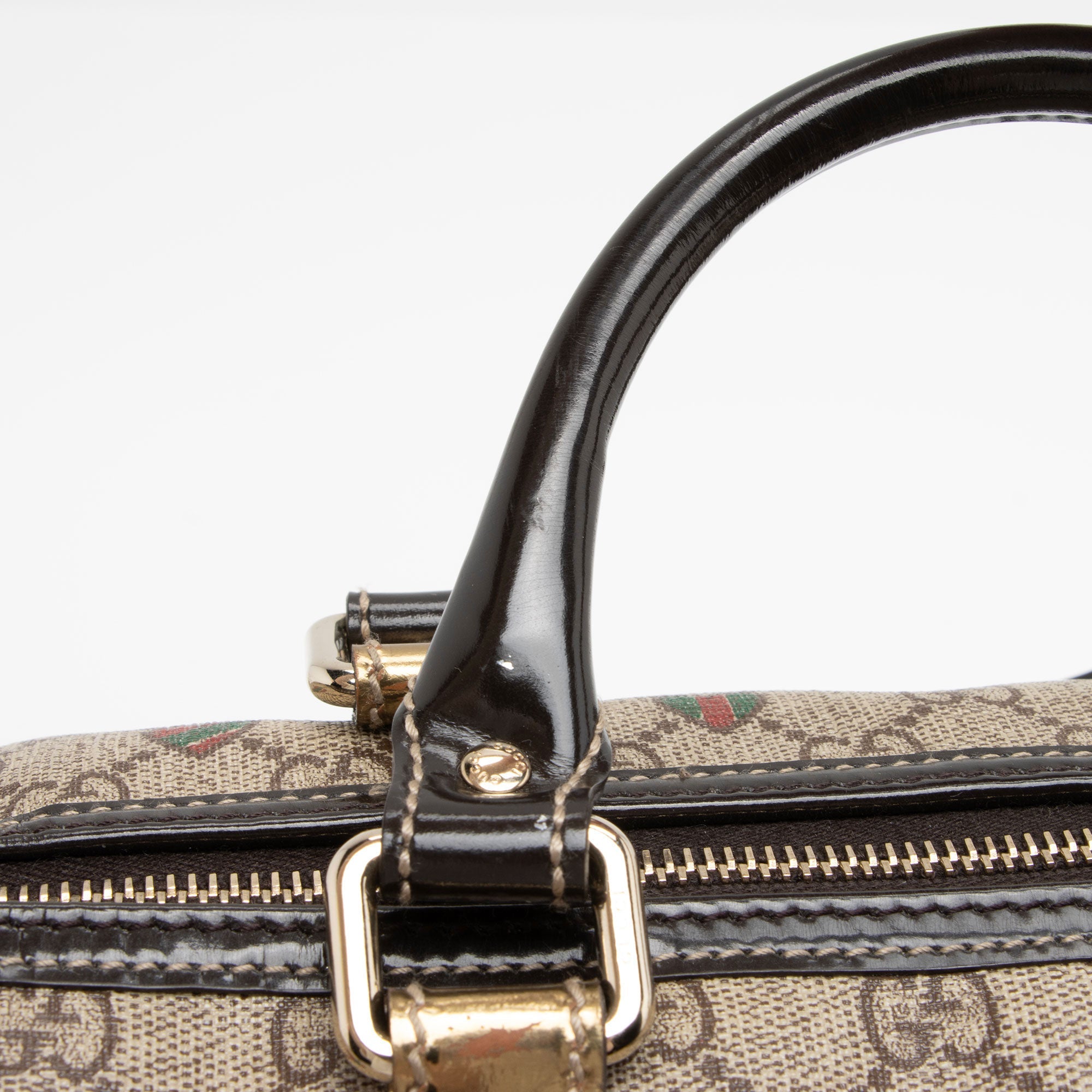 Gucci GG Supreme Tattoo Hearts Joy Boston Bag (SHF-H1LsWc)