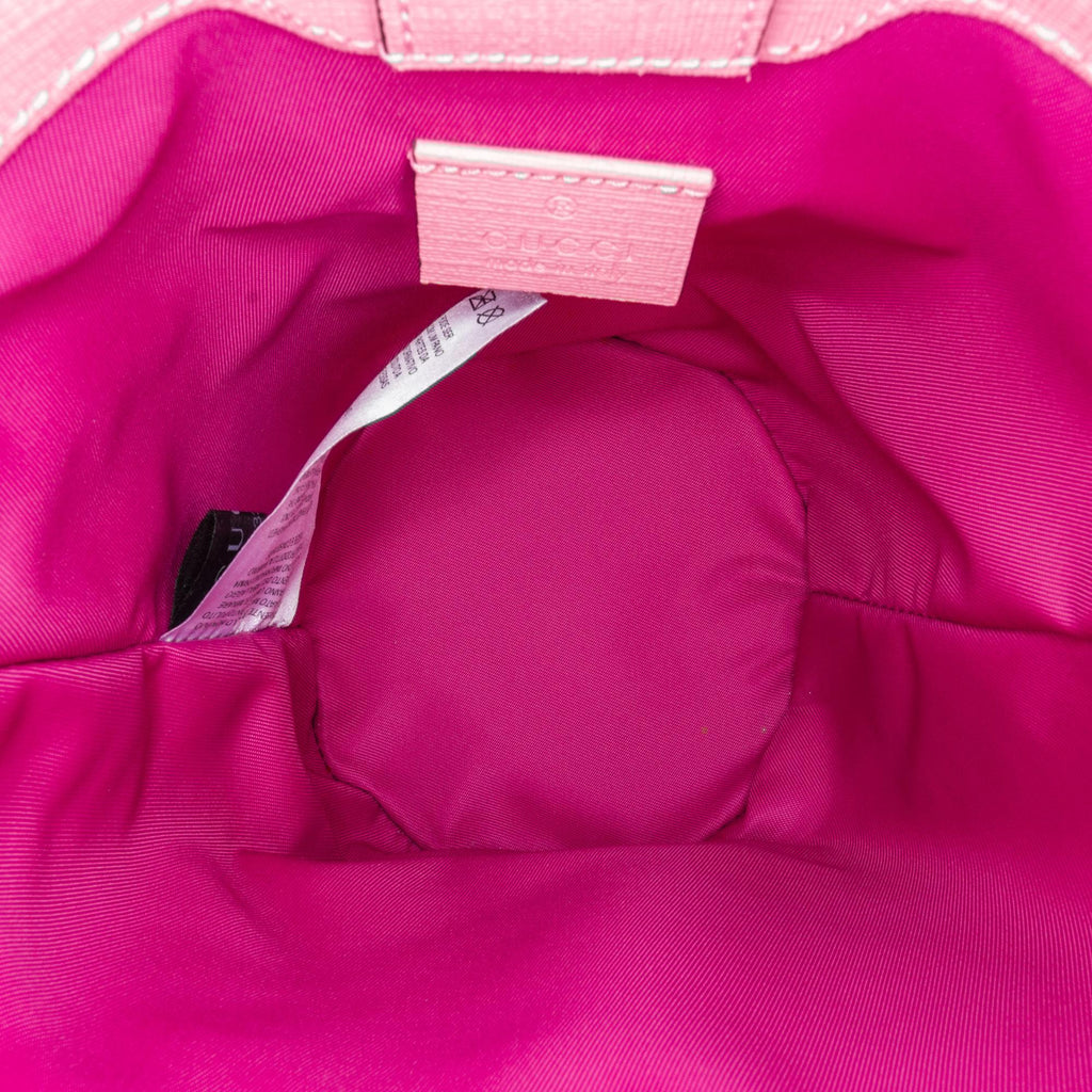 Gucci GG Supreme Kids Strawberry Bucket Bag (SHG-TqqNA8)