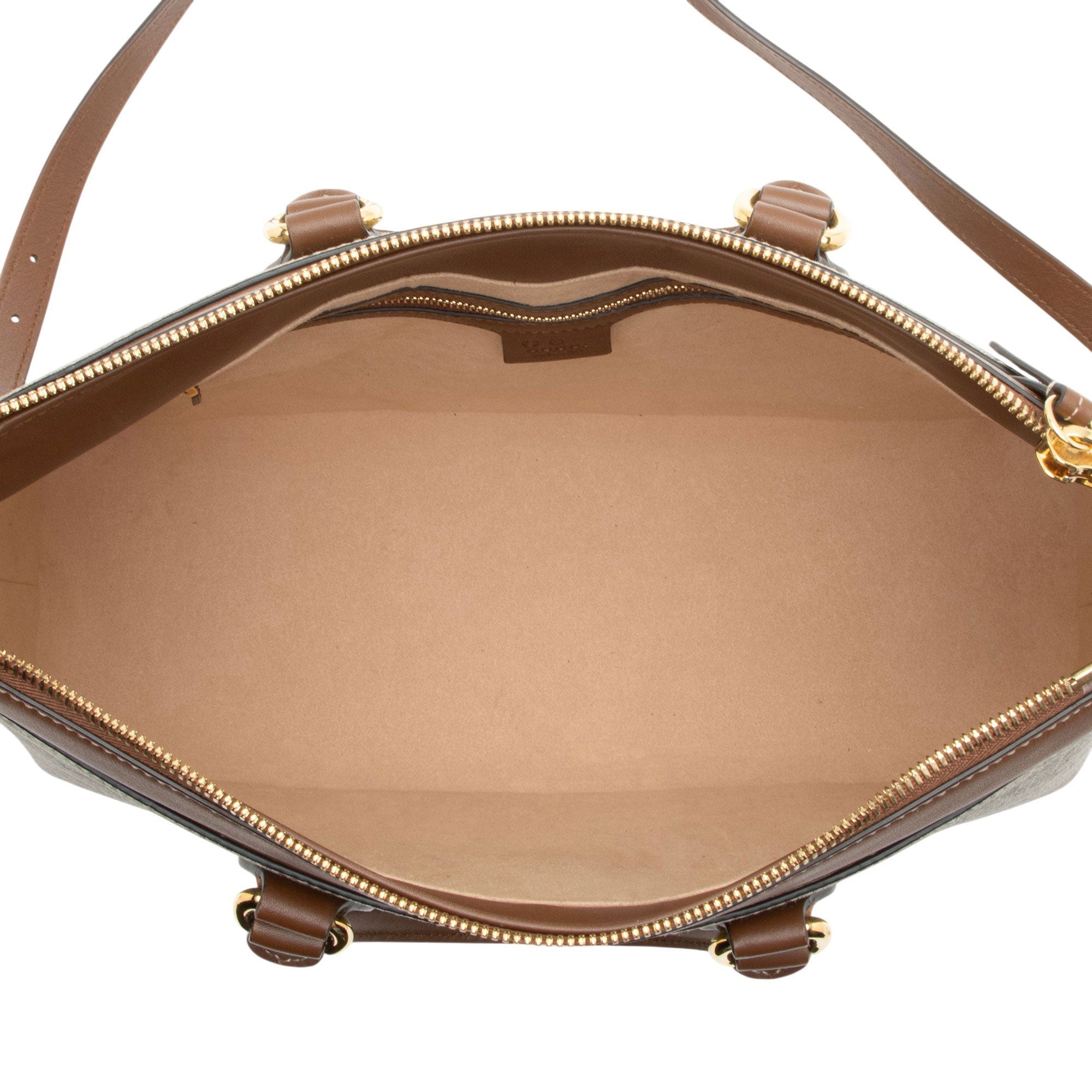 Gucci GG Supreme Large Zip Top Tote