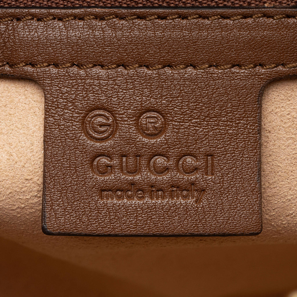 Gucci GG Supreme Large Zip Top Tote