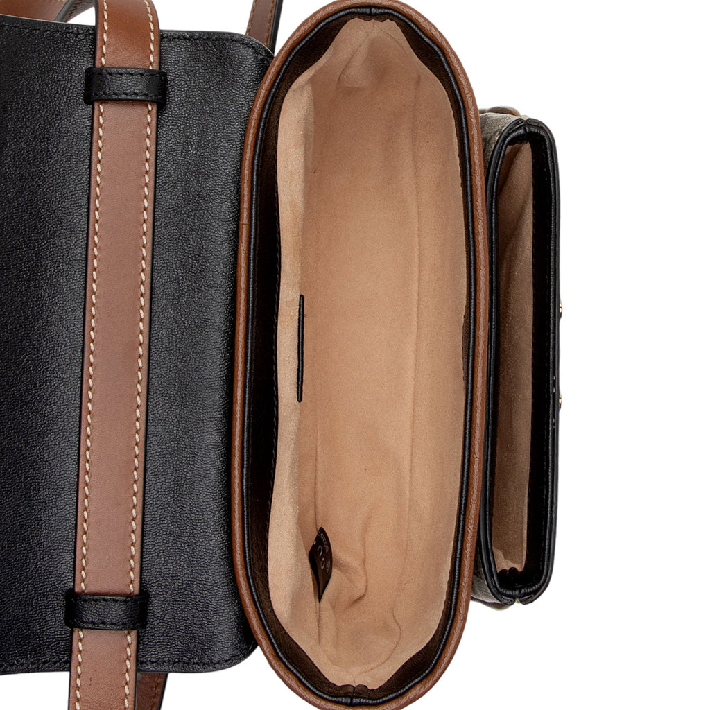 Gucci GG Supreme Leather Padlock Mini Crossbody Bag (SHF-sr3eos)